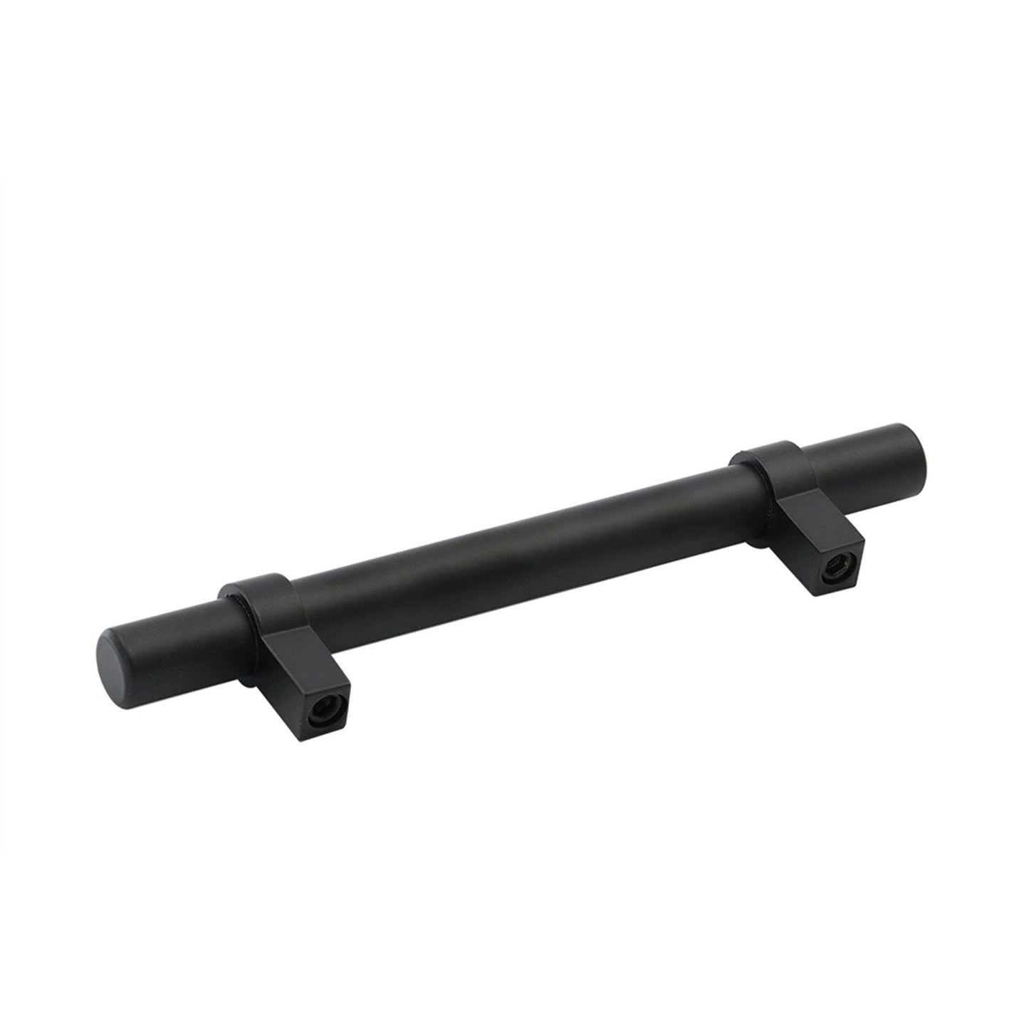 Flat Black Cabinet Bar Handle Pull - 4" (102mm) Hole Centers