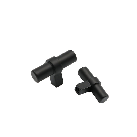 Matte Black Drawer Pulls Drawer Knobs, Cabinet Knobs and Pulls - Single Hole 2"(50mm)