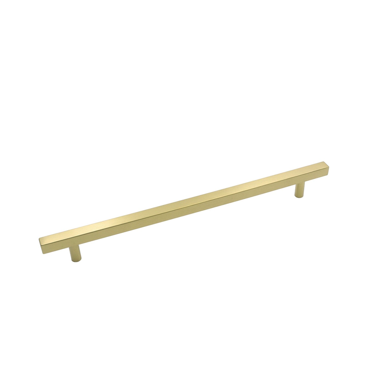Brushed Brass Cabinet Handles Gold Cabinet Pulls - 10" Inch (256mm) Hole Centers
