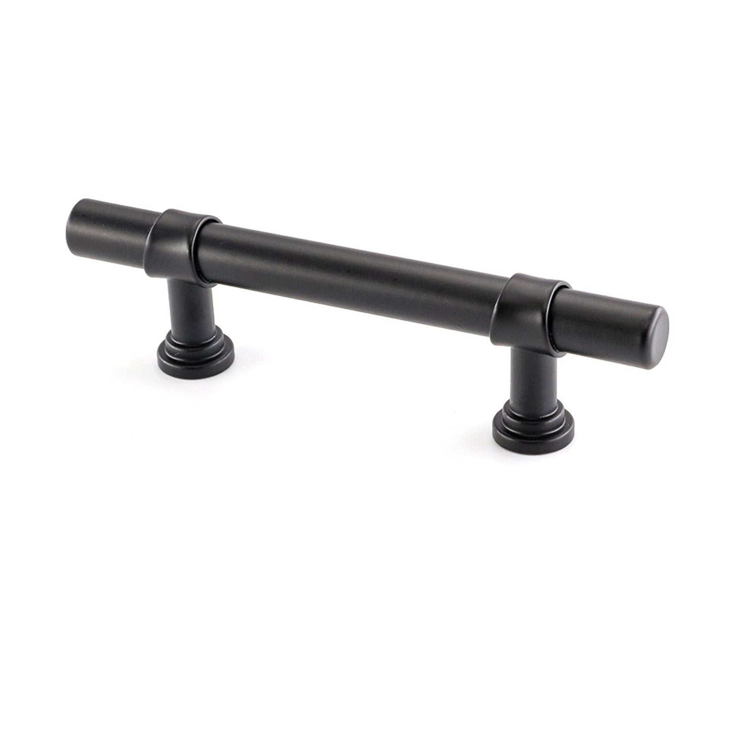 3in Kitchen Cabinet Handles Black Drawer Pulls - Matte Black T Bar Handle Pull - 3" (76mm) Hole Centers, 5" Overall Length