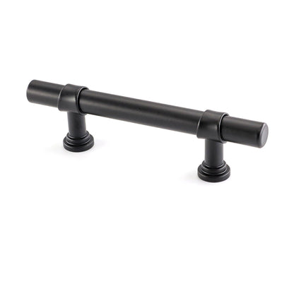 3in Kitchen Cabinet Handles Black Drawer Pulls - Matte Black T Bar Handle Pull - 3" (76mm) Hole Centers, 5" Overall Length