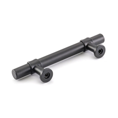 3in Kitchen Cabinet Handles Black Drawer Pulls - Matte Black T Bar Handle Pull - 3" (76mm) Hole Centers, 5" Overall Length