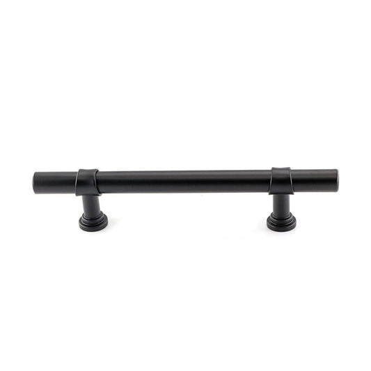 4in Black Drawer Pulls Kitchen Cabinet Handles - Matte Black T Bar Handle Pull - 4" (102mm) Hole Centers, 6.4" Overall Length