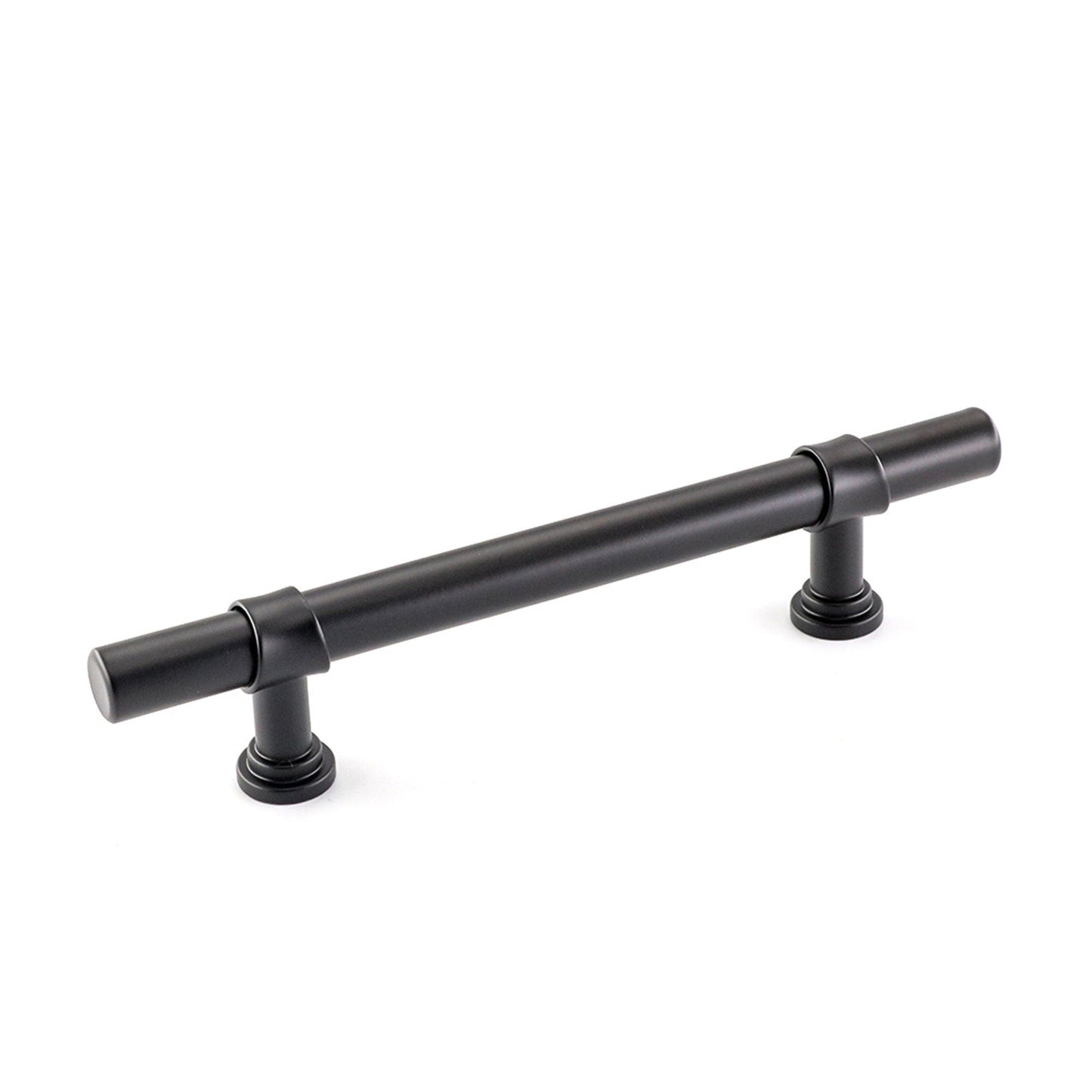 4in Black Drawer Pulls Kitchen Cabinet Handles - Matte Black T Bar Handle Pull - 4" (102mm) Hole Centers, 6.4" Overall Length
