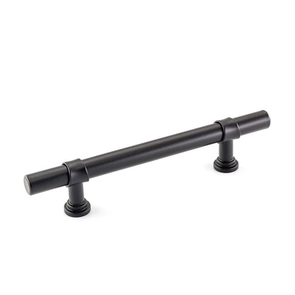 4in Black Drawer Pulls Kitchen Cabinet Handles - Matte Black T Bar Handle Pull - 4" (102mm) Hole Centers, 6.4" Overall Length