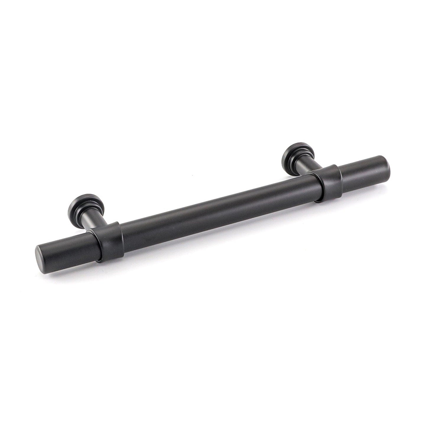 4in Black Drawer Pulls Kitchen Cabinet Handles - Matte Black T Bar Handle Pull - 4" (102mm) Hole Centers, 6.4" Overall Length