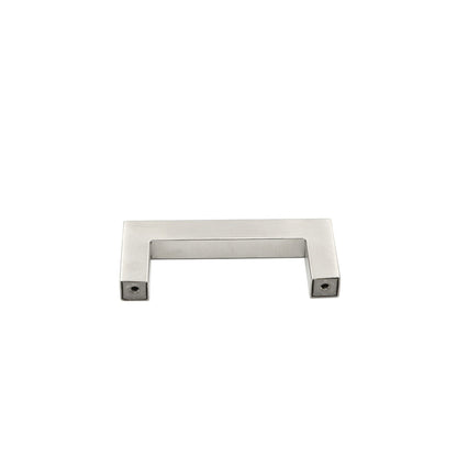 Brushed Nickel Drawer Pulls 3 inch(76mm) Hole Center，Modern Cabinet Hardware Bar Pulls for Drawer Cabinets Cupboard