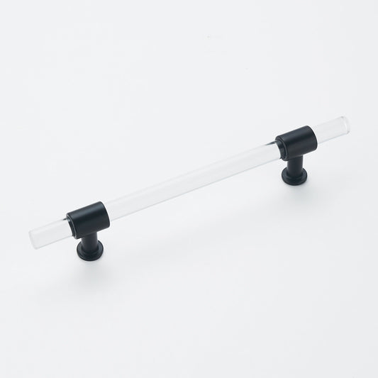 Black Cabinet Pulls Arcylic Drawer Pulls - New Acrylic Pulls - Hole Centers(Knob,2.5",3",3.5",3.75",4",5",6.25",7.5")