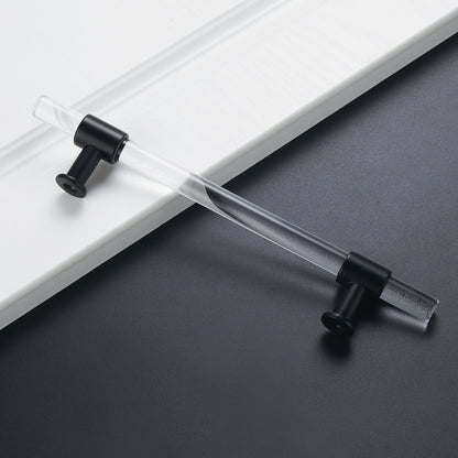 Black Cabinet Pulls Arcylic Drawer Pulls - New Acrylic Pulls - Hole Centers(Knob,2.5",3",3.5",3.75",4",5",6.25",7.5")
