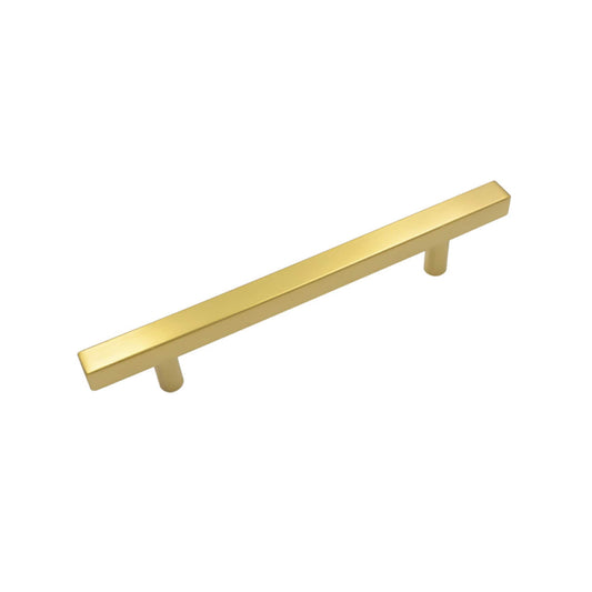 Brushed Brass Cabinet Pulls Gold Cabinet Pulls - 5" Inch (128mm) Hole Centers
