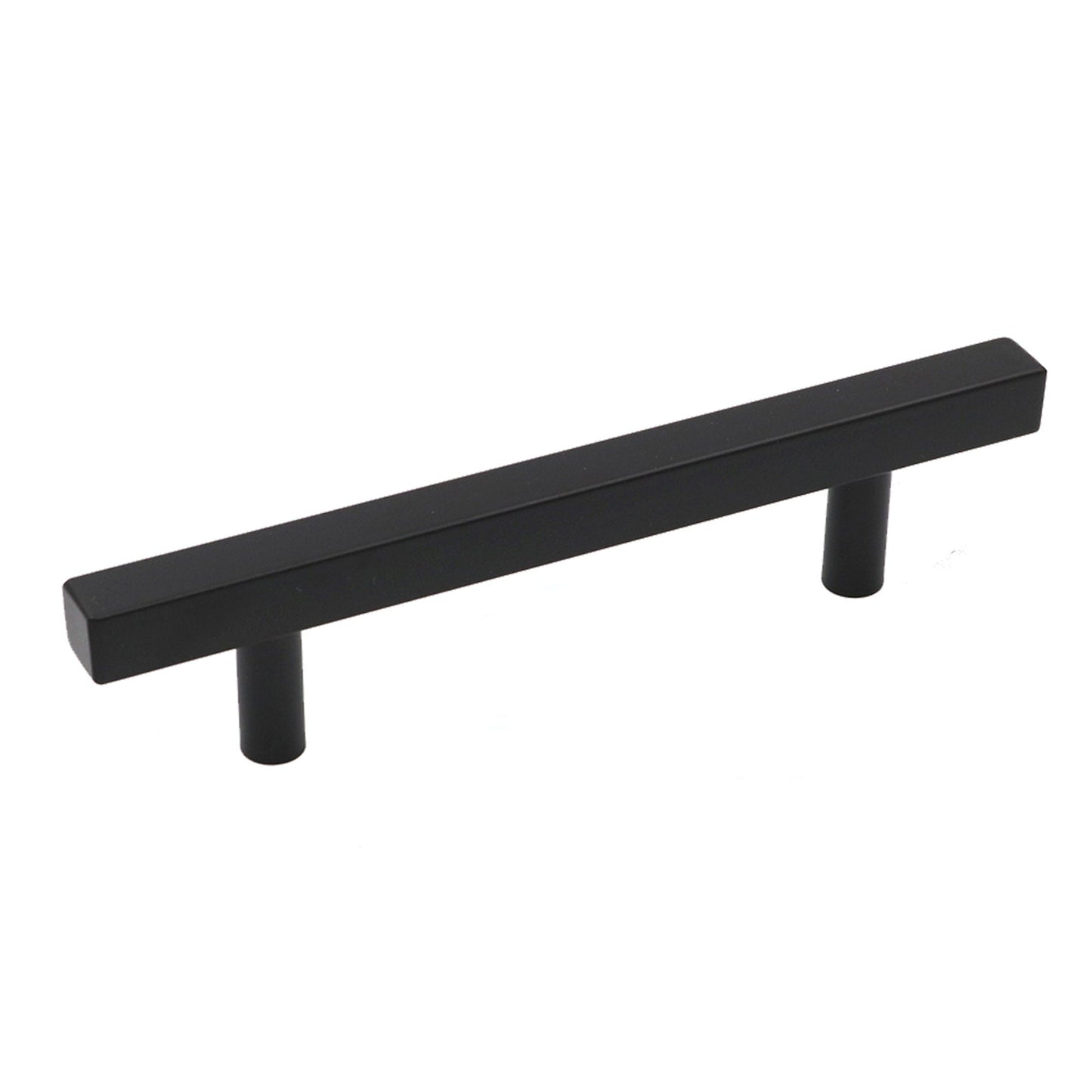 Black Kitchen Cabinet Handles Square Cabinet Drawer Pulls - Stainless Steel Cabinet Handles - Hole Centers(3.5"，3.7.5"，4")