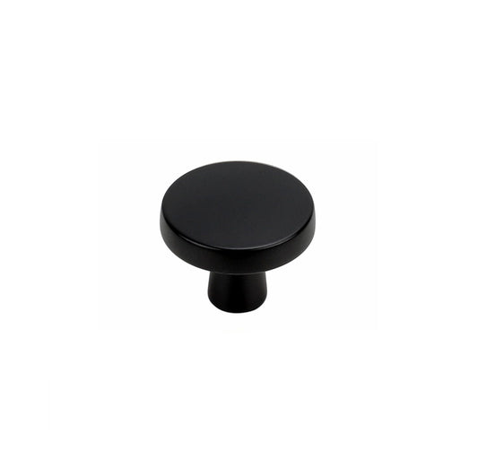 10 Pack 1-1/4 Inch Matte Black Kitchen Cabinet Knobs，Solid Dresser Knobs Drawer Knobs for Cupboard Drawer Pulls