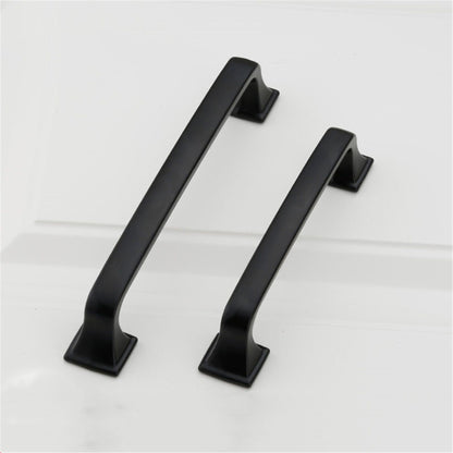 3.75 Inch Matte Black Cabinet Handles for Bathroom, Wardrobe, Bedroom
