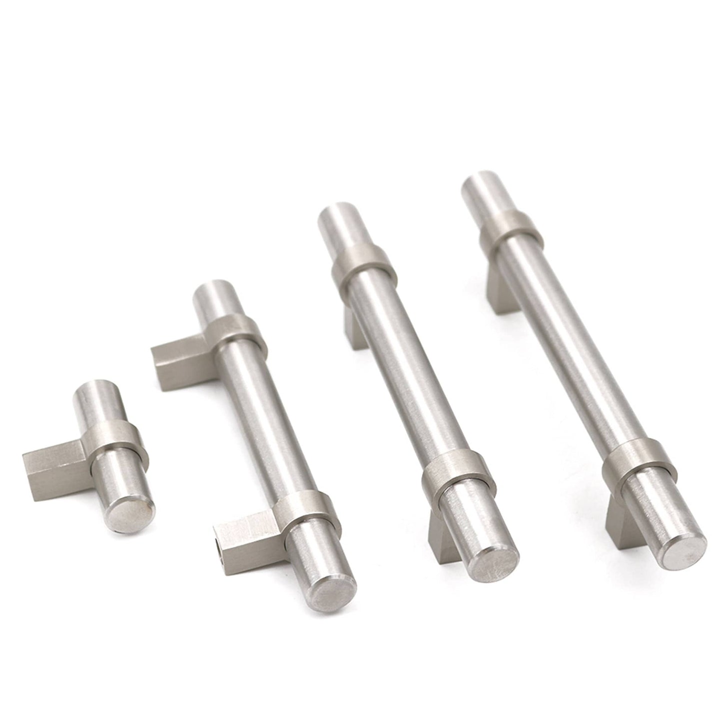 3"(76mm) Hole Center Cabinet Handles Pulls for Kitchen Stainless Steel Brushed Nickel Drawer Pulls ( 5" Length ）