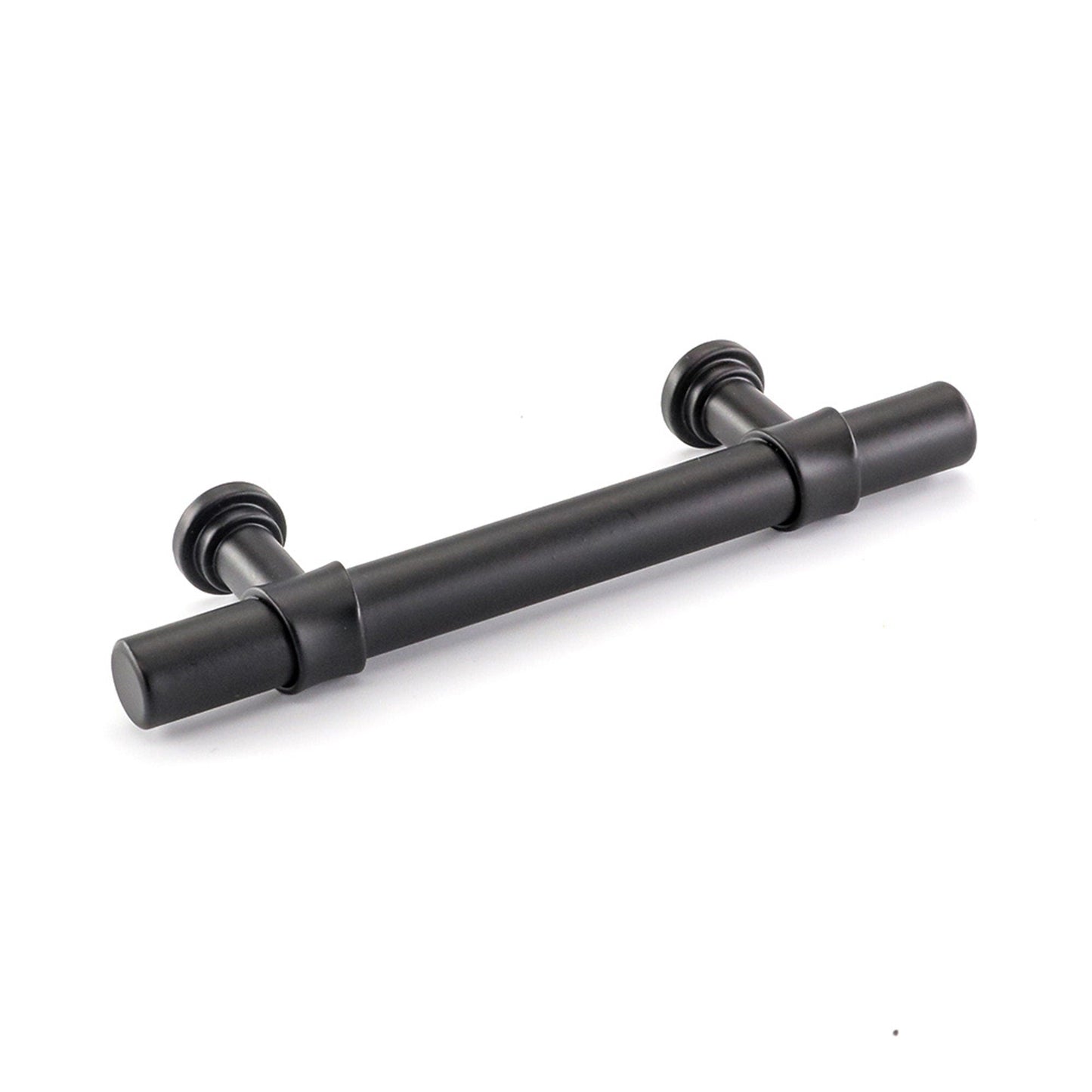 3 Inch Hole Center Cabinet Handles Pulls for Kitchen Stainless Steel Matte Black Drawer Pulls ( 5" Length ）