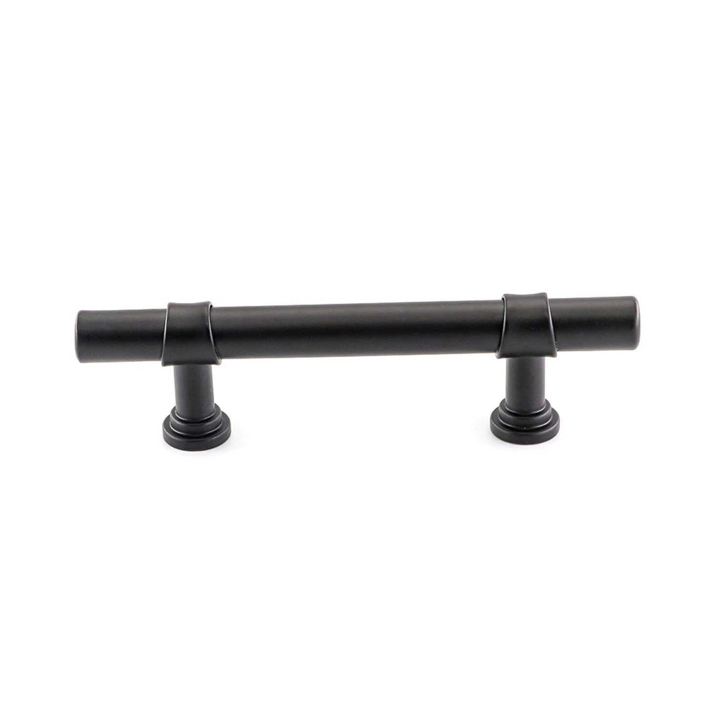 3 Inch Hole Center Cabinet Handles Pulls for Kitchen Stainless Steel Matte Black Drawer Pulls ( 5" Length ）