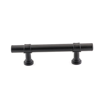 3 Inch Hole Center Cabinet Handles Pulls for Kitchen Stainless Steel Matte Black Drawer Pulls ( 5" Length ）