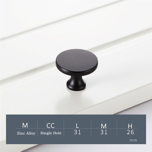 Matte Black Cabinet Handles, Modern Zinc Alloy Cabinet Pulls For Kitchen Cupboard Door, Bedroom Dresser Drawer, Bathroom Furniture Hardware