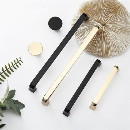 Gold Cabinet Handles，Modern Zinc Alloy Brushed Gold Cabinet Pulls For Cupboard Door, Dresser Drawer, Wardrobe Hardware