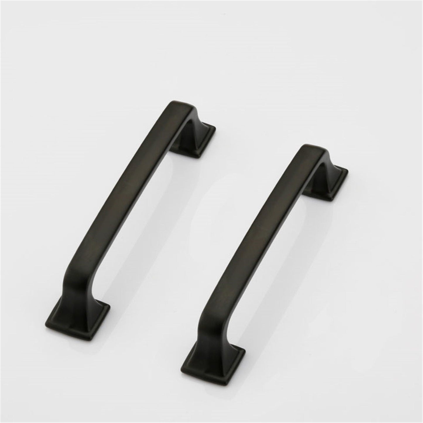 3.75 Inch Matte Black Cabinet Handles for Bathroom, Wardrobe, Bedroom