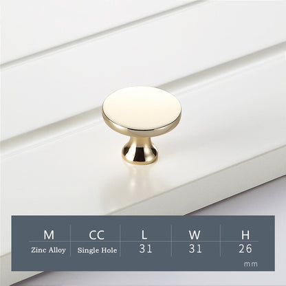 Gold Cabinet Handles，Modern Zinc Alloy Brushed Gold Cabinet Pulls For Cupboard Door, Dresser Drawer, Wardrobe Hardware