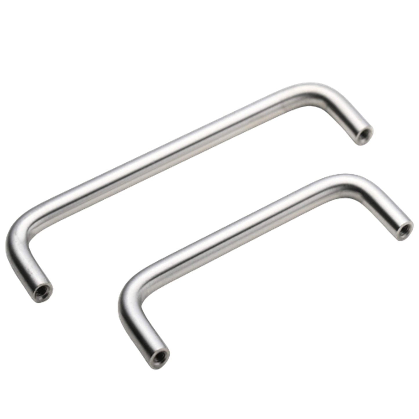 Modern Brushed Nickel Drawer Pulls Kitchen Cabinet Handles - Arch Cabinet Pulls Series - Hole Centers(3.75"/96mm , 5"/128mm, 6.25"/160mm)