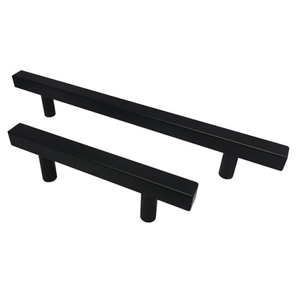 Matte Black Cabinet Pulls Kitchen Cabinet Handles - Large Size Handles - Hole Centers(7.5"，8"，8.8"，10")