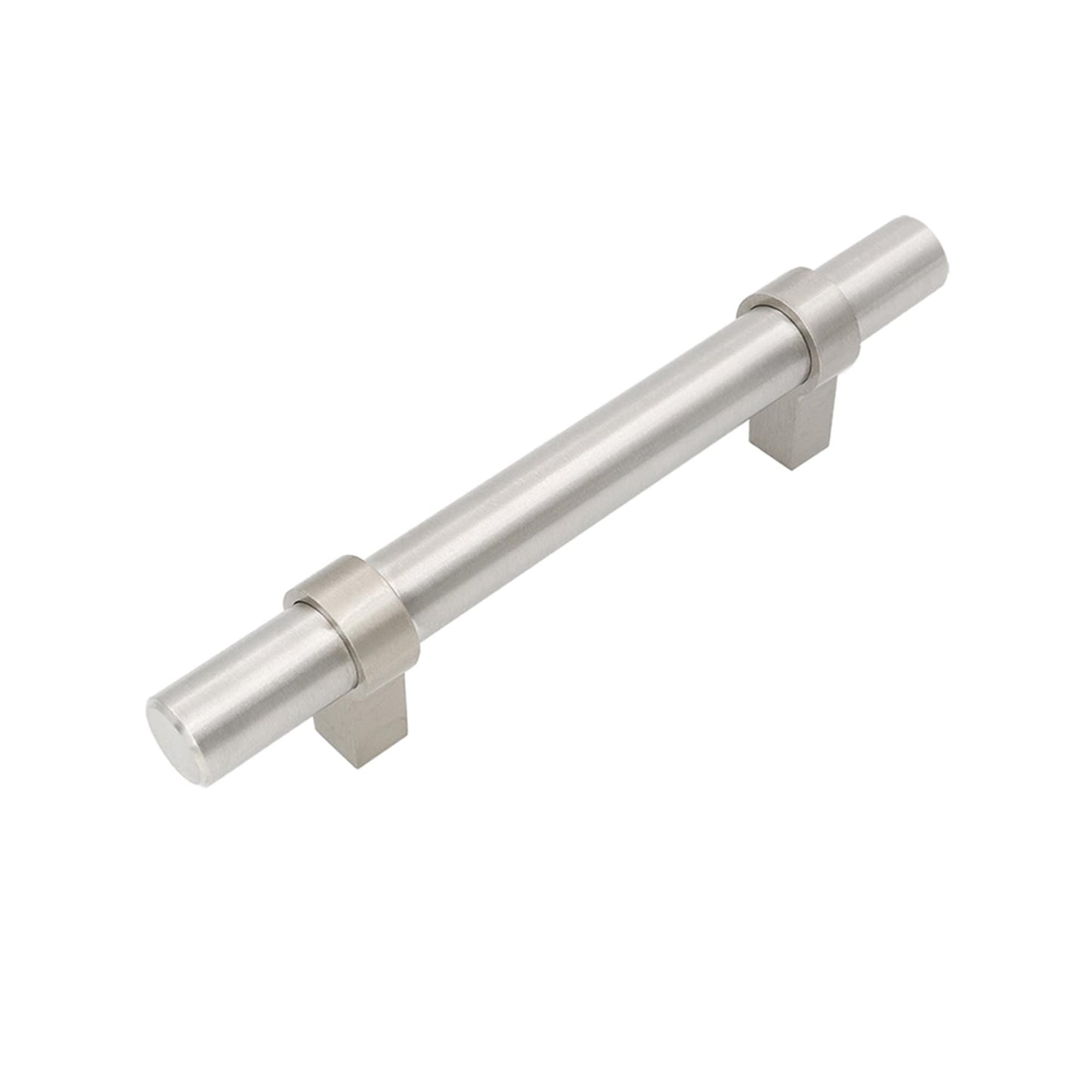 3-1/2"(90mm) Hole Center Cabinet Handles Pulls for Kitchen Stainless Steel Brushed Nickel Drawer Pulls ( 6" Length ）