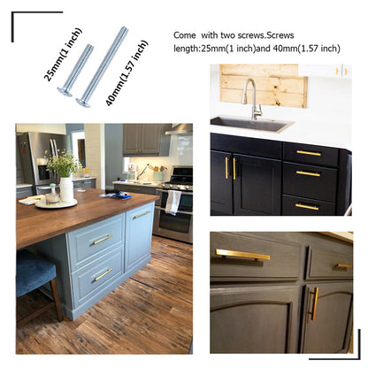 2 Inch Brass Cabinet Knobs Gold Drawer Knobs