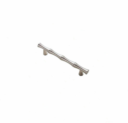 3.75 inch(Center To Center) Bamboo Shape Cabinet Pulls (3.75"/96mm，Brushed Nickel)