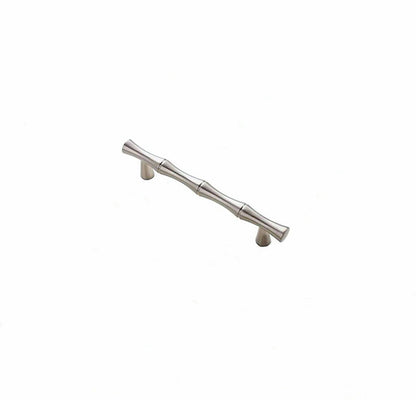 20 Pack 3.75 inch(Center To Center) Bamboo Shape Cabinet Handles (3.75"/96mm，Brushed Nickel)